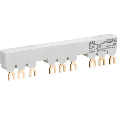 Abb NCNR/NRTV BUSBAR, 65A, 600 -, 690V, 149.5 MM W, 3 PH, IP20,  PS1-3-1-65